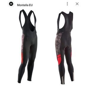 NWT Montella Men's Padded Bib Cycling Pants size XXL